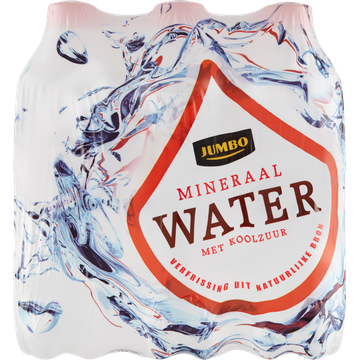 Jumbo Mineraalwater met Koolzuur - Fles 6 x 500ML - JUMBO
