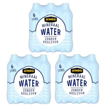 Jumbo Mineraalwater zonder Koolzuur 3 x 6-pack - JUMBO