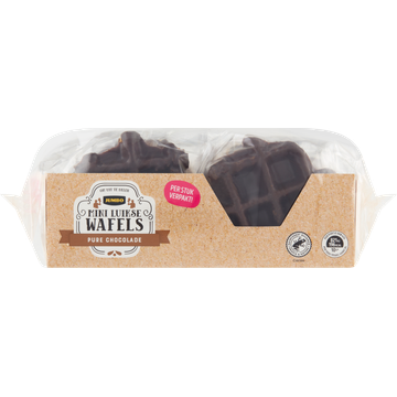 Jumbo Mini Luikse Wafels Pure Chocolade 8 Stuks - JUMBO