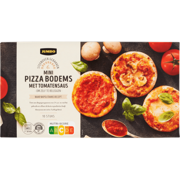 Jumbo Mini Pizzabodems met Tomatensaus 10 Stuks - JUMBO