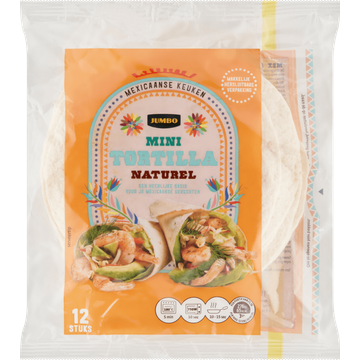Jumbo Mini Tortilla Naturel 12 Stuks - JUMBO