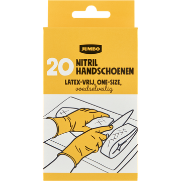 Jumbo Nitril Handschoenen 20 Stuks - JUMBO