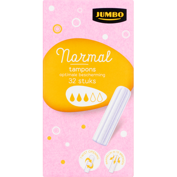 Jumbo Normal Tampons 32 Stuks - JUMBO