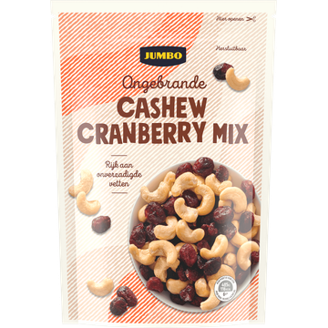 Jumbo Ongebrande Cashew Cranberry Mix - JUMBO