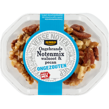 Jumbo Ongebrande Notenmix Walnoot & Pecan Ongezouten - JUMBO