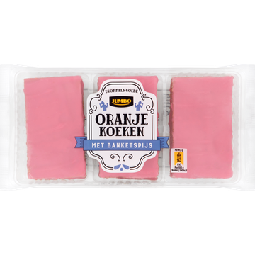 Jumbo Oranje Koeken met Banketspijs 6 Stuks - JUMBO