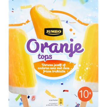 Jumbo Oranjetops 10 x 60 ml - JUMBO