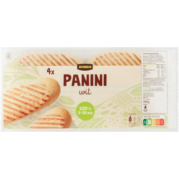 Jumbo - Panini Wit - 4 Stuks - JUMBO
