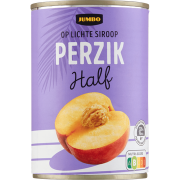 Jumbo Perzik Half op Lichte Siroop 410 g - JUMBO