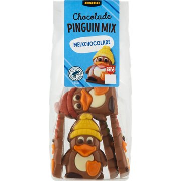 Jumbo Pinguin Mix Melkchocolade - JUMBO