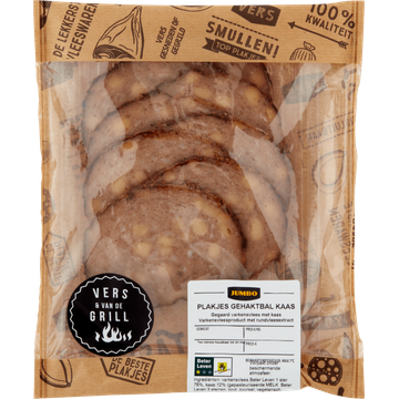 Jumbo Plakjes Gehaktbal Kaas ca. 130 g - JUMBO