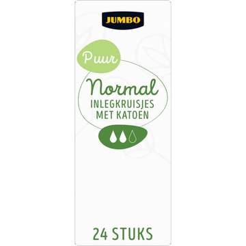 Jumbo Puur Normal Inlegkruisjes met Katoen - JUMBO