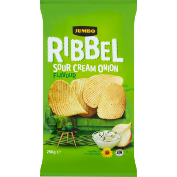 Jumbo Ribbel Sour Cream Onion Chips - JUMBO