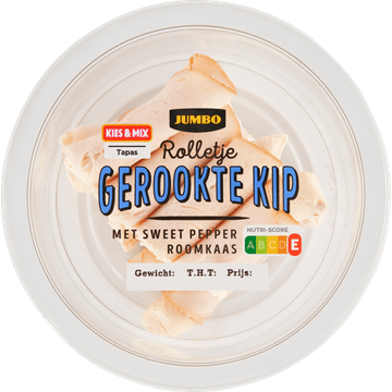 Jumbo Rolletje Gerookte Kip met Sweet Pepper Roomkaas - JUMBO