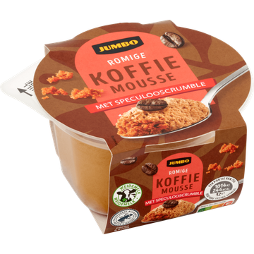 Jumbo Romige Koffiemousse met Speculooscrumble - JUMBO