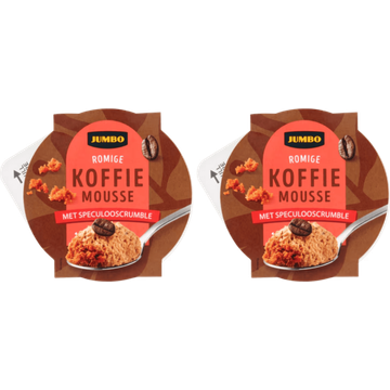 Jumbo Romige Koffiemousse met Speculooscrumble - JUMBO