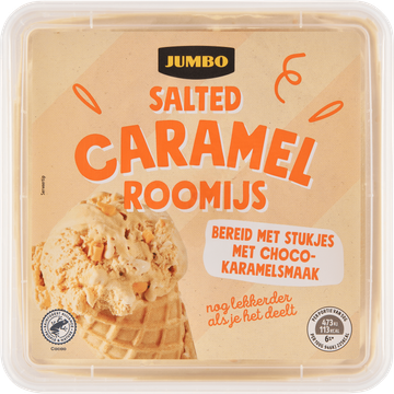 Jumbo Salted Caramel Roomijs - JUMBO