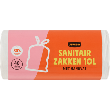 Jumbo Sanitairzakken met Handvat 10 L 40 Stuks - JUMBO
