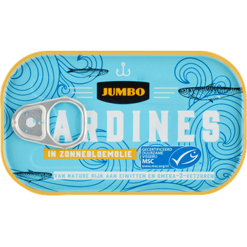 Jumbo Sardines in Zonnebloemolie - JUMBO