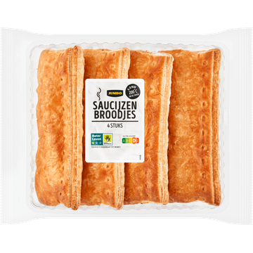 Jumbo Saucijzenbroodjes 4 Stuks - JUMBO