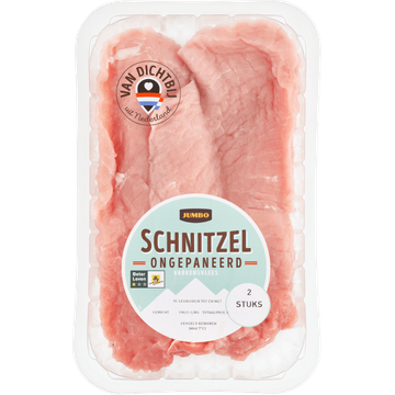 Jumbo Schnitzel Ongepaneerd Varkensvlees 2 Stuks - JUMBO