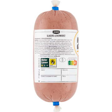 Jumbo Slagers Leverworst 225 g - JUMBO