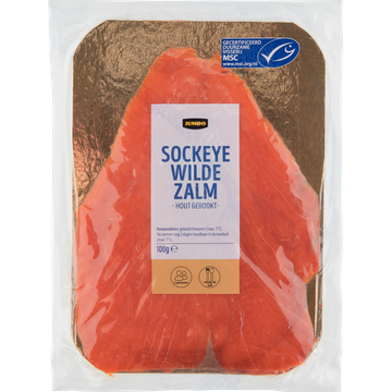 Jumbo Sockeye Wilde Zalm Hout Gerookt - JUMBO