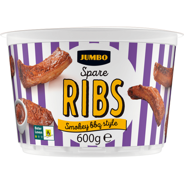 Jumbo Spareribs Smokey BBQ Style - JUMBO