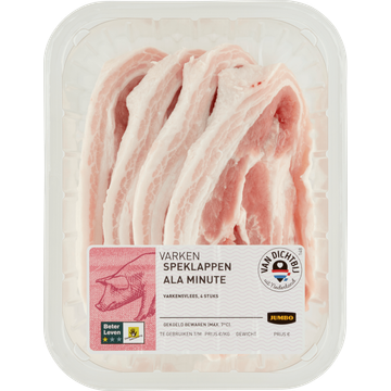 Jumbo Speklappen à la Minute 4 Stuks - JUMBO