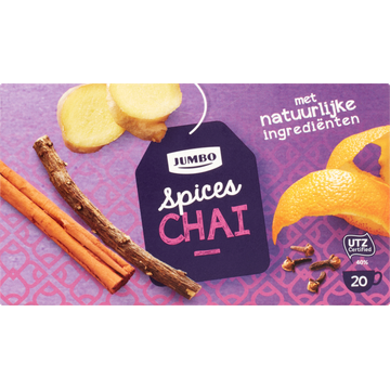 Jumbo Spices Chai 20 Stuks - JUMBO