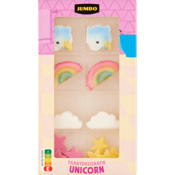 Jumbo Taartdecoratie Unicorn - JUMBO