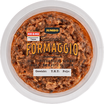 Jumbo Tapenade Formaggio met Zongedroogde Tomaat - JUMBO
