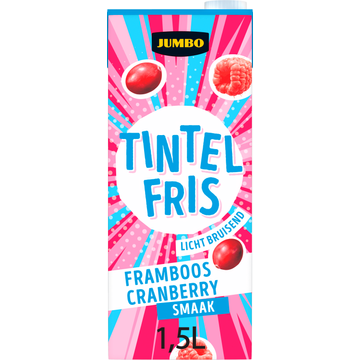 Jumbo Tintelfris Framboos-Cranberry 1 Kcal - JUMBO
