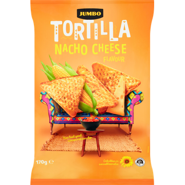 Jumbo Tortilla Nacho Cheese Chips - JUMBO
