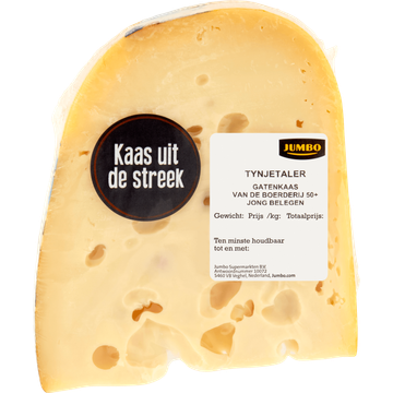 Jumbo Tynjetaler Gatenkaas van de Boerderij 50+ Jong Belegen - JUMBO