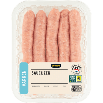 Jumbo Varken Chipolataworst 5 Stuks - JUMBO