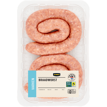 Jumbo Varkens Braadworst 2 Stuks - JUMBO