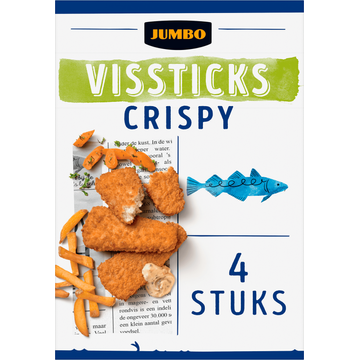 Jumbo Vissticks Crispy 4 Stuks - JUMBO