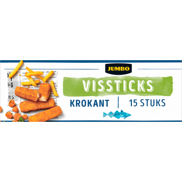 Jumbo Vissticks Krokant 15 Stuks - JUMBO