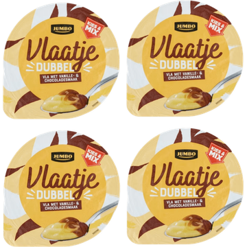 Jumbo Vlaatje met Vanille- & Chocoladesmaak - JUMBO