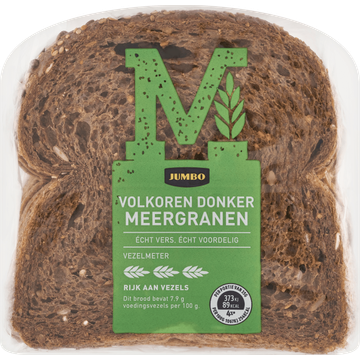 Jumbo - Volkoren Donker Meergranen Brood - Half - JUMBO