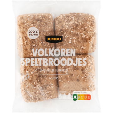 Jumbo - Volkoren Speltbroodjes - 4 Stuks - JUMBO
