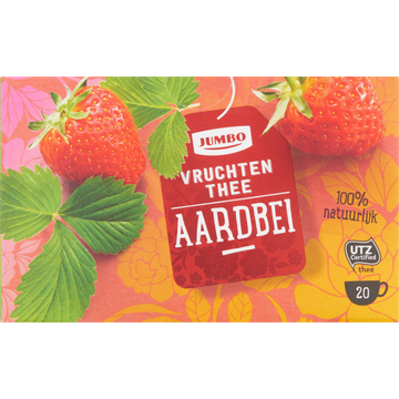 Jumbo Vruchten Thee Aardbei 20 Stuks - JUMBO