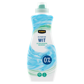 Jumbo Wit Geconcentreerd Wasmiddel 0% Parfum - JUMBO