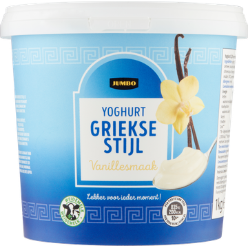Jumbo Yoghurt Griekse Stijl Vanillesmaak - JUMBO