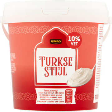 Jumbo Yoghurt Turkse Stijl Naturel 10% Vet - JUMBO