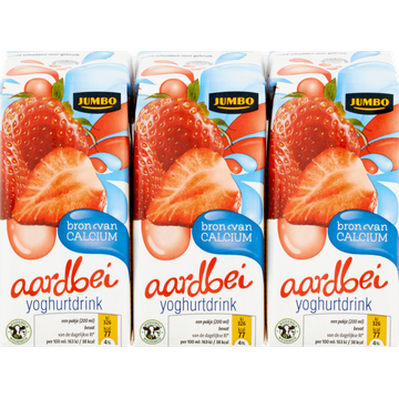 Jumbo Yoghurtdrink Aardbei - JUMBO