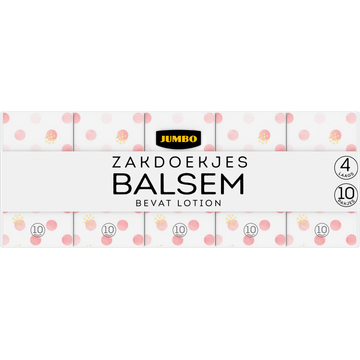 Jumbo Zakdoekjes Balsem 4 Laags - JUMBO