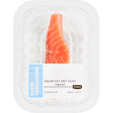 Jumbo Zalmfilet met Huid Naturel Klein Verpakking - JUMBO