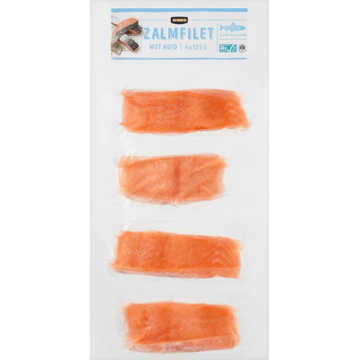 Jumbo Zalmfilet met Huid Vriesvers - JUMBO